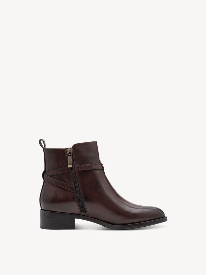 cuir chausson - brun 1-25321-43-342 acheter tamaris bottines en ligne