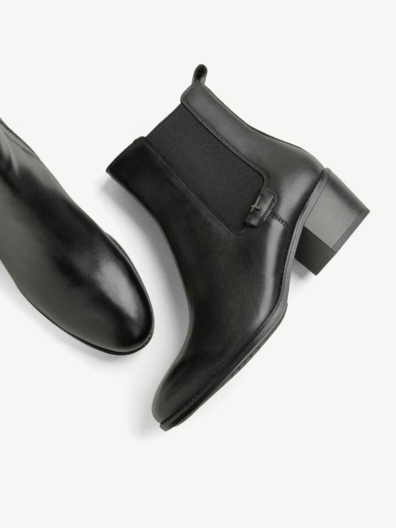 cuir chelsea boot - noir 1-25325-45-003 acheter tamaris bottines en ligne