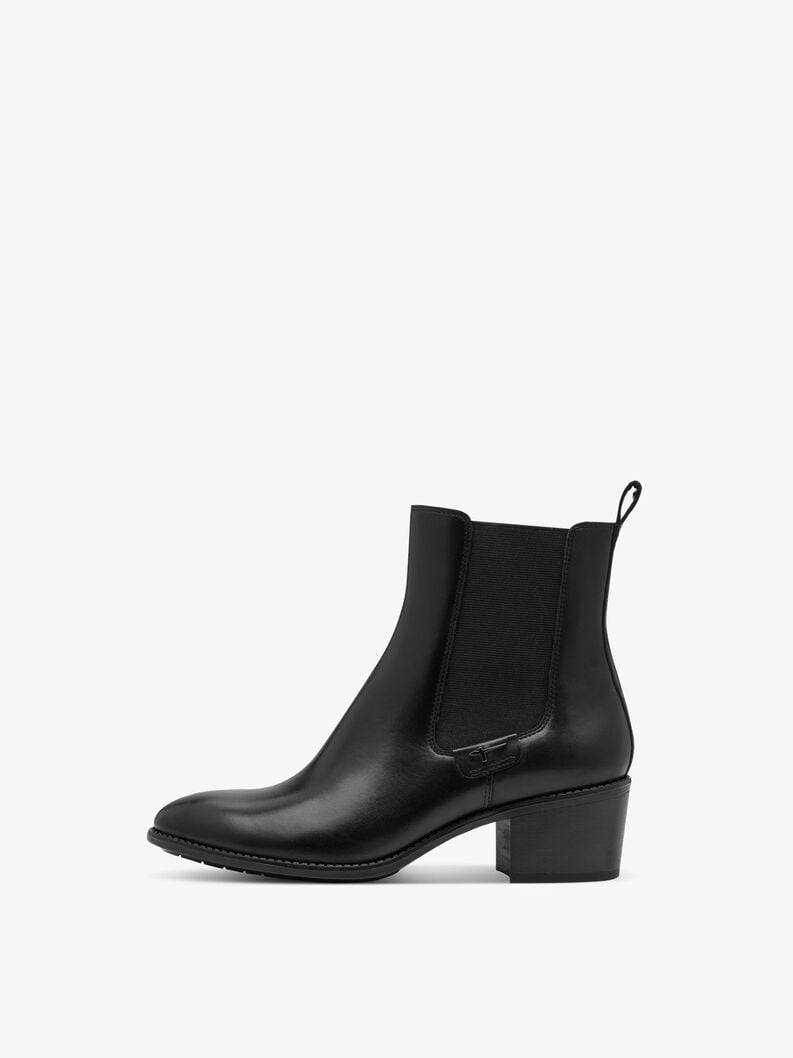 cuir chelsea boot - noir 1-25325-45-003 acheter tamaris bottines en ligne
