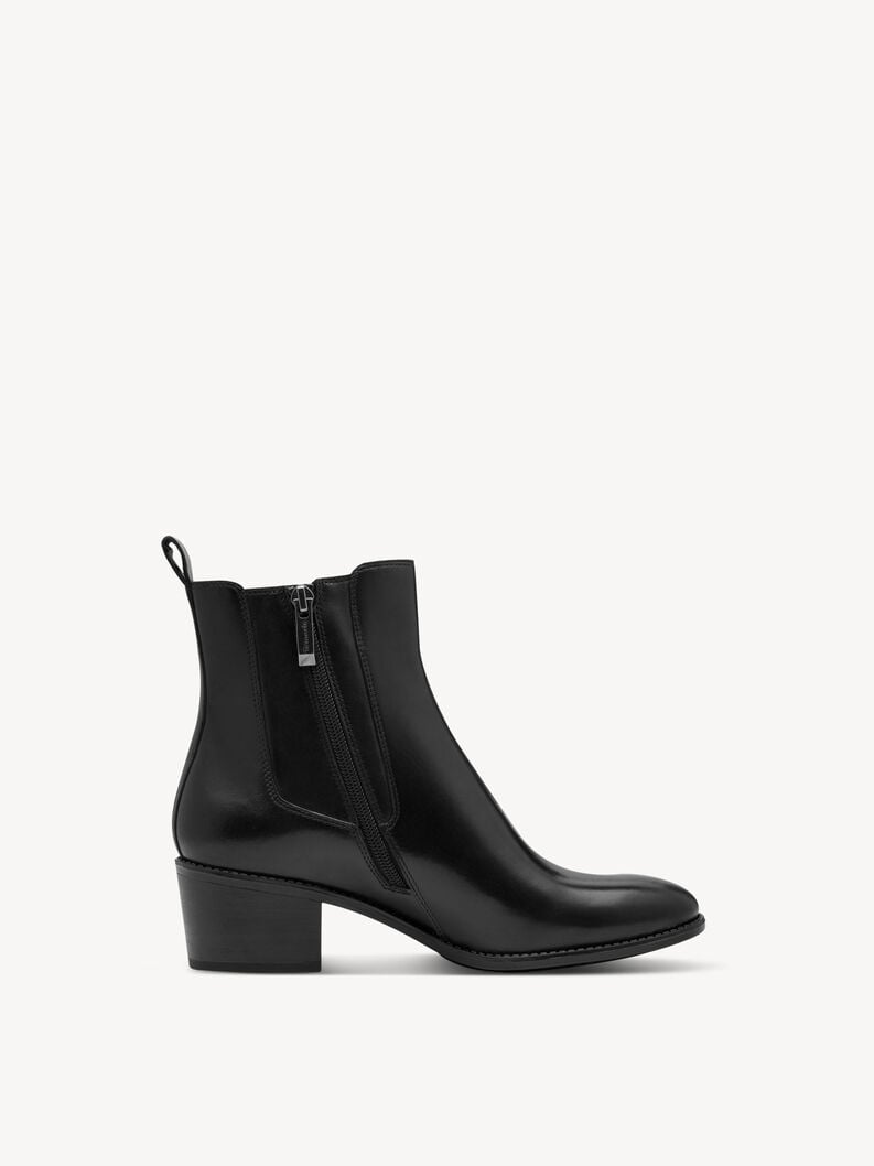 cuir chelsea boot - noir 1-25325-45-003 acheter tamaris bottines en ligne