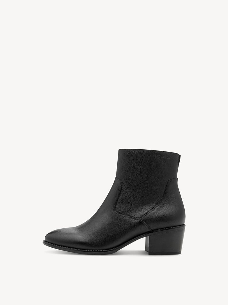 cuir chausson - noir 1-25329-45-003 acheter tamaris bottines en ligne