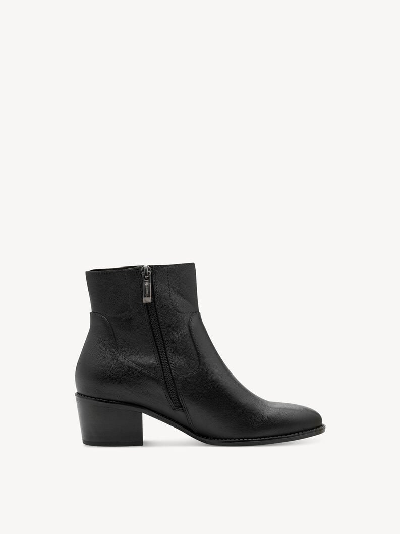 cuir chausson - noir 1-25329-45-003 acheter tamaris bottines en ligne