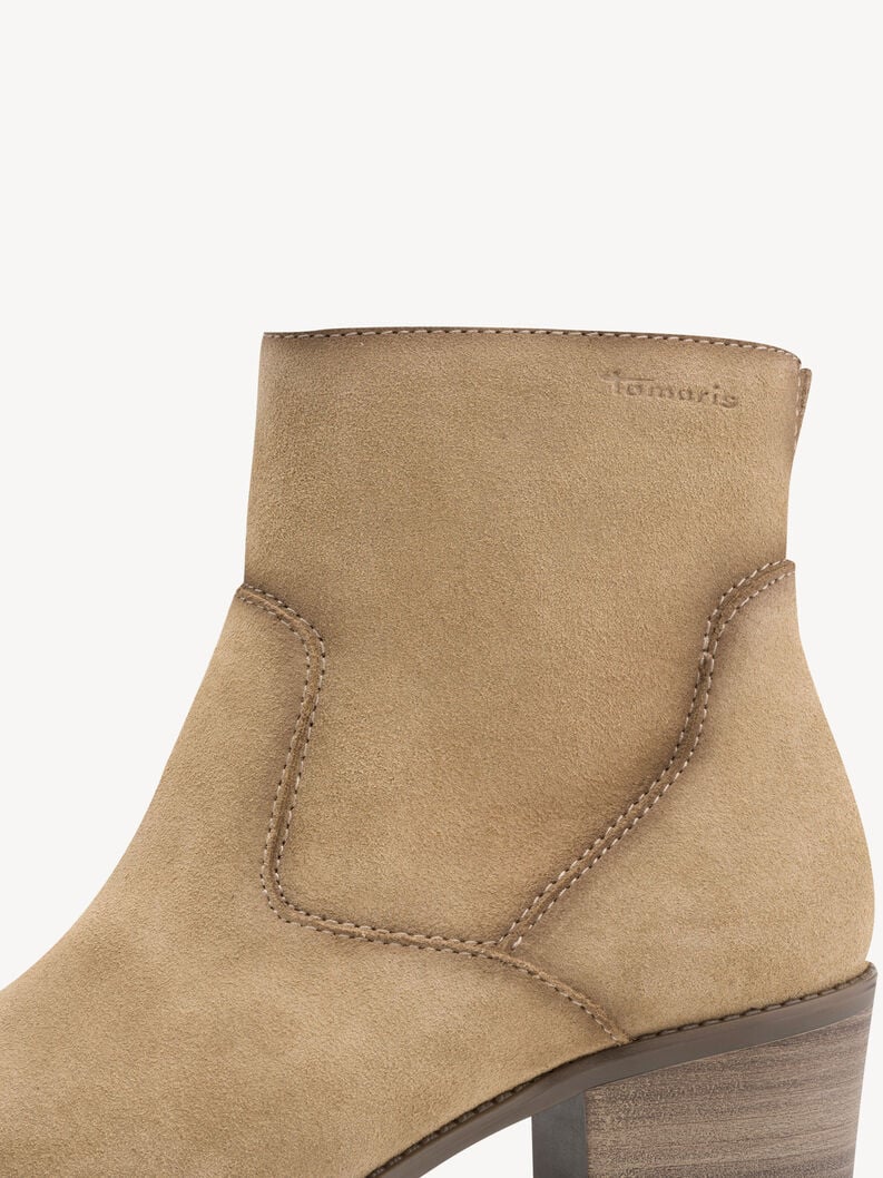 cuir chausson - beige 1-25329-45-400 acheter tamaris bottines en ligne