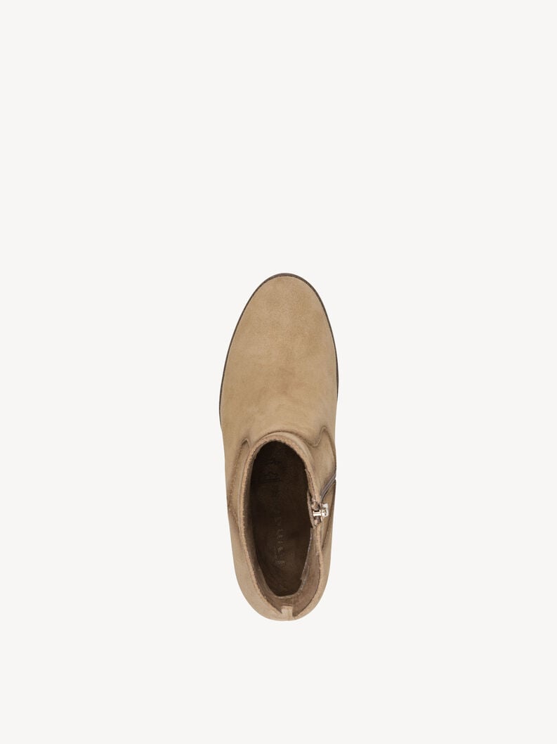 cuir chausson - beige 1-25329-45-400 acheter tamaris bottines en ligne