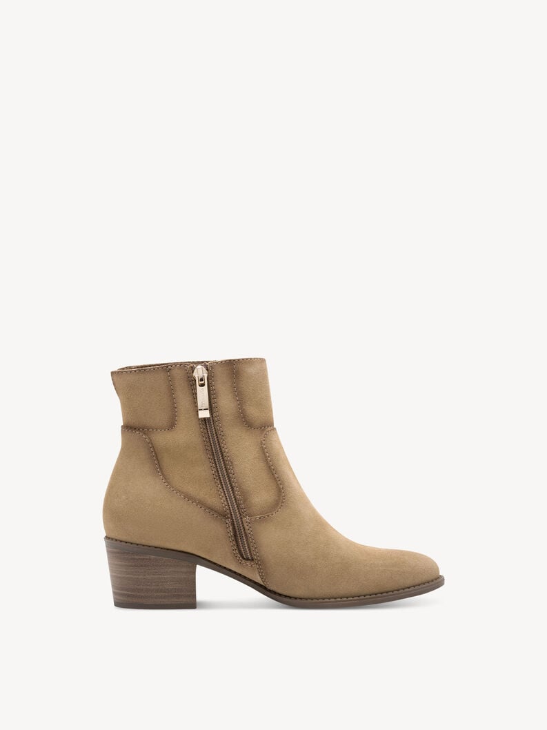cuir chausson - beige 1-25329-45-400 acheter tamaris bottines en ligne