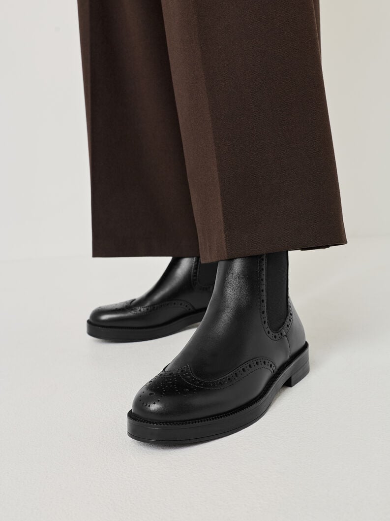 cuir chausson - noir 1-25338-45-001 acheter tamaris bottines en ligne