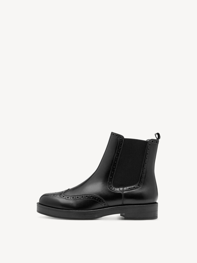 cuir chausson - noir 1-25338-45-001 acheter tamaris bottines en ligne