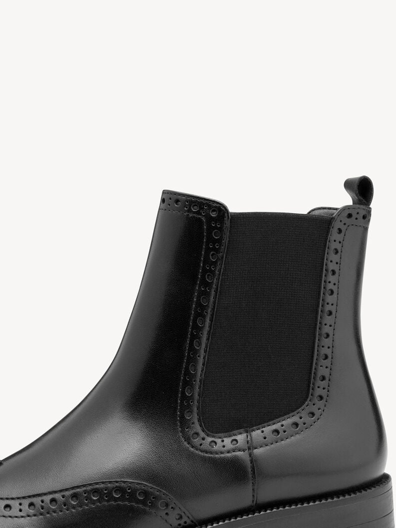 cuir chausson - noir 1-25338-45-001 acheter tamaris bottines en ligne