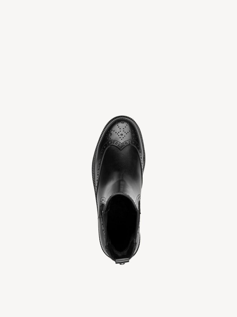 cuir chausson - noir 1-25338-45-001 acheter tamaris bottines en ligne