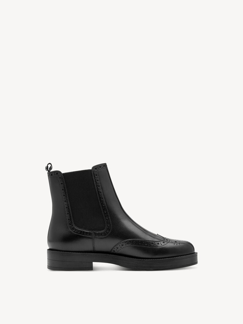 cuir chausson - noir 1-25338-45-001 acheter tamaris bottines en ligne