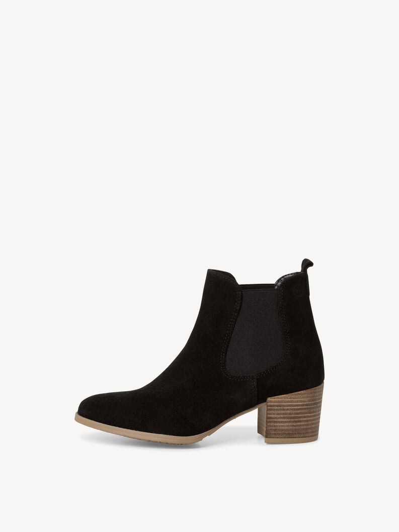cuir chelsea boot - noir 1-25342-42-001 acheter tamaris bottines en ligne