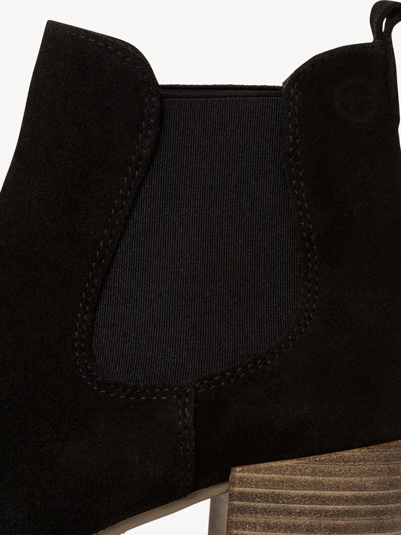 cuir chelsea boot - noir 1-25342-42-001 acheter tamaris bottines en ligne