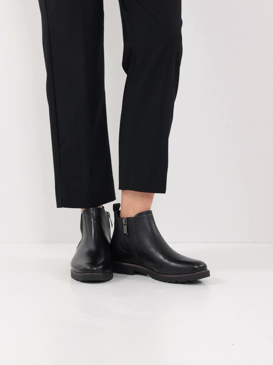cuir chelsea boot - noir 1-25348-43-003 acheter tamaris bottines en ligne