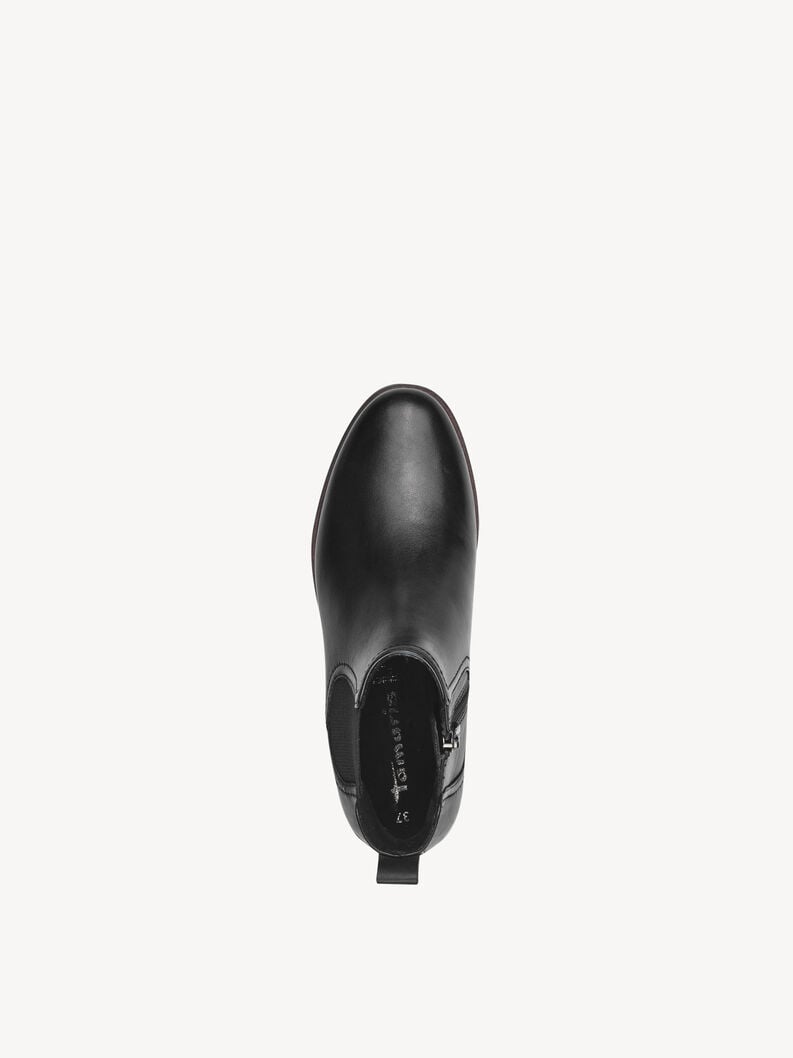 cuir chelsea boot - noir 1-25348-43-003 acheter tamaris bottines en ligne