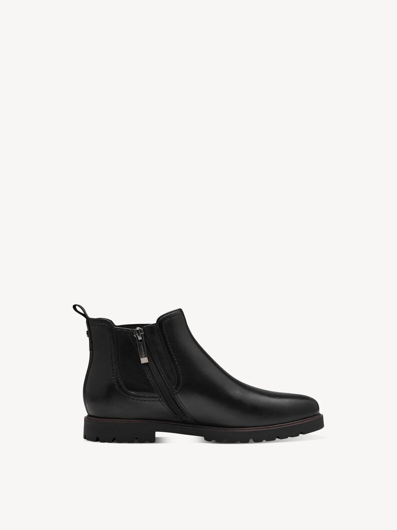 cuir chelsea boot - noir 1-25348-43-003 acheter tamaris bottines en ligne