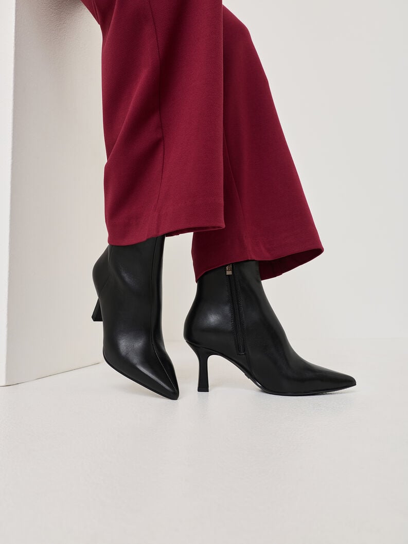 cuir chausson - noir 1-25358-45-003 acheter tamaris bottines en ligne