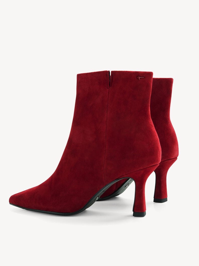 cuir chausson - rouge 1-25358-45-500 acheter tamaris bottines en ligne