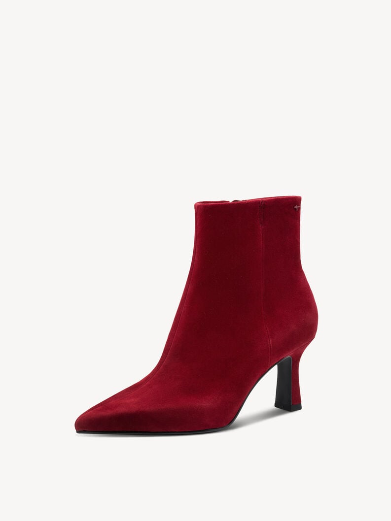 cuir chausson - rouge 1-25358-45-500 acheter tamaris bottines en ligne