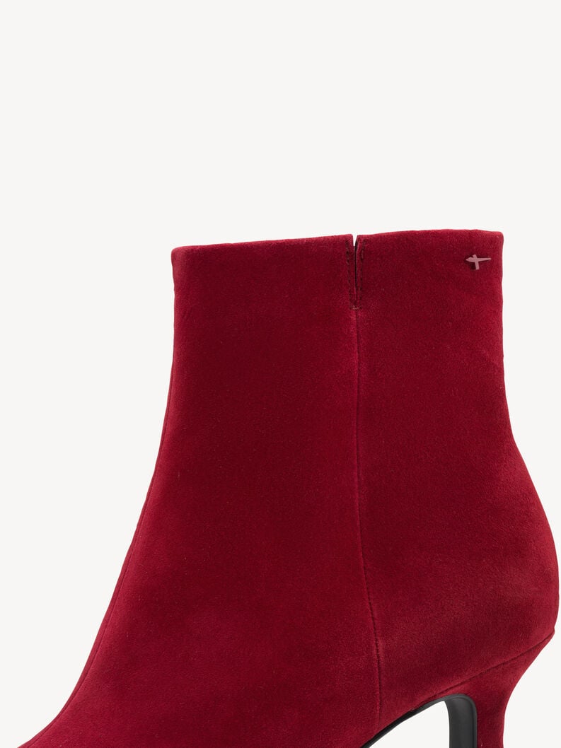 cuir chausson - rouge 1-25358-45-500 acheter tamaris bottines en ligne