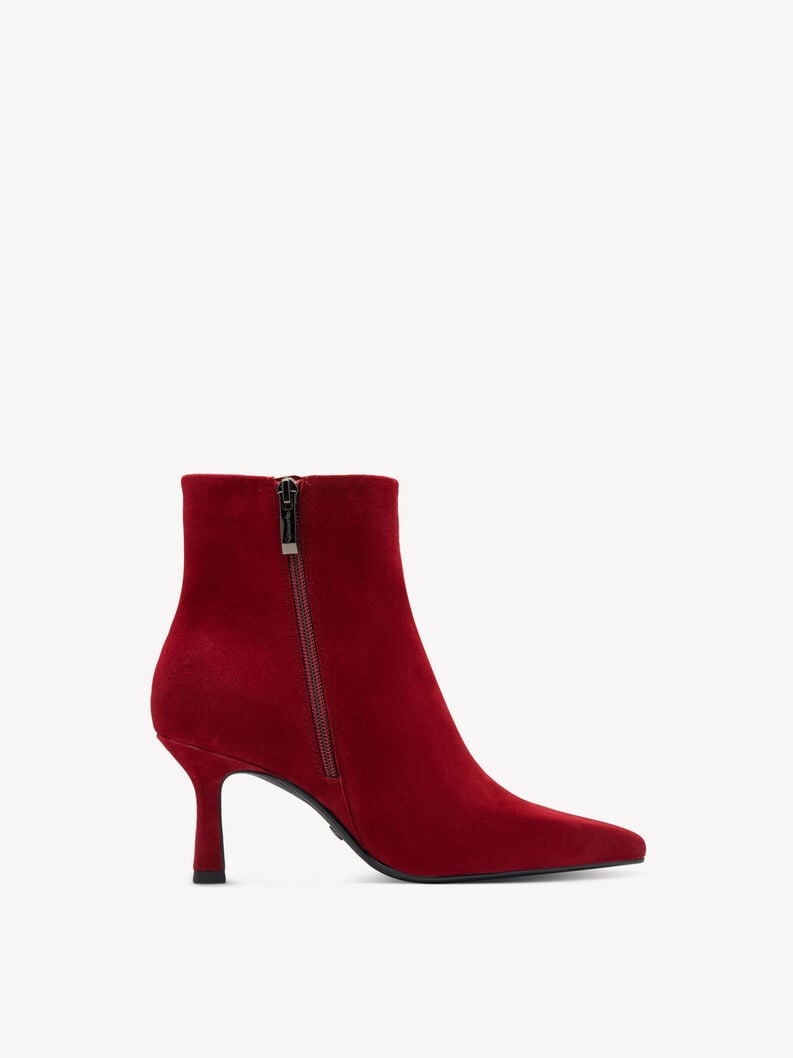 cuir chausson - rouge 1-25358-45-500 acheter tamaris bottines en ligne