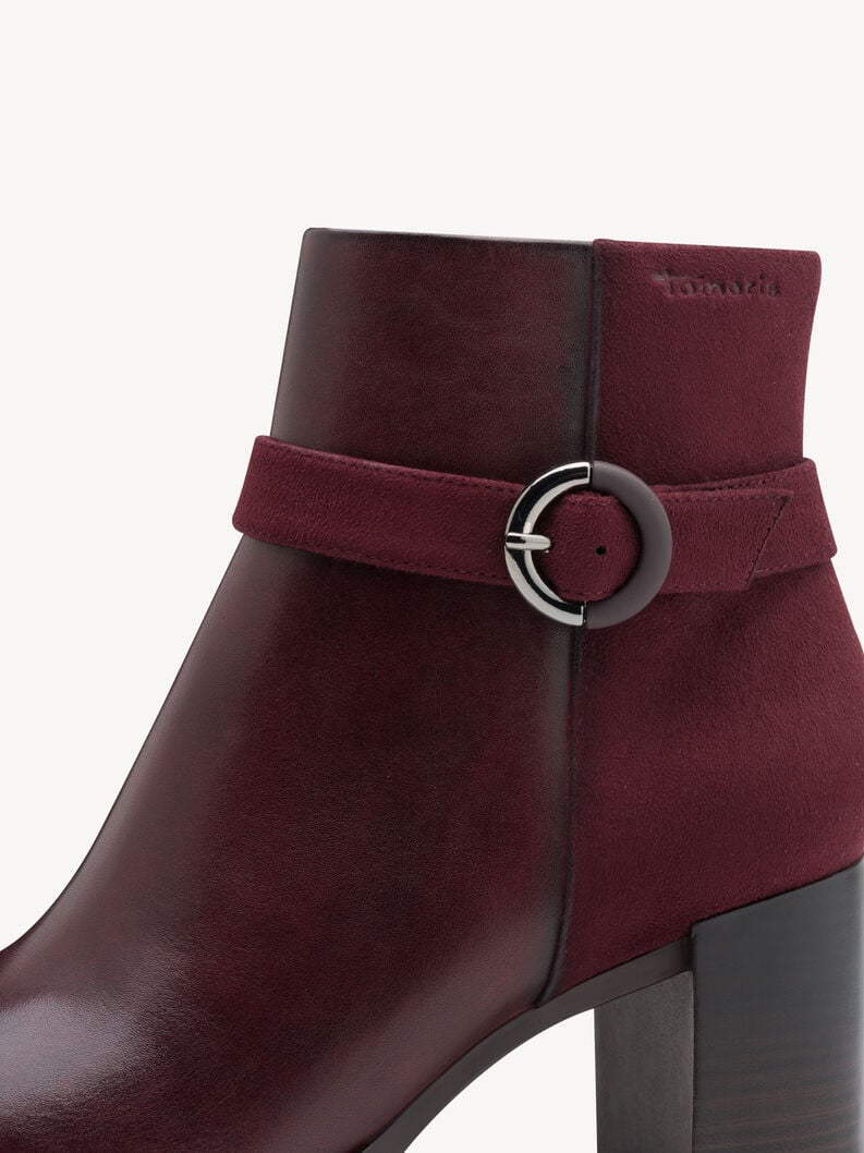 chausson - rouge 1-25363-45-537 acheter tamaris bottines en ligne