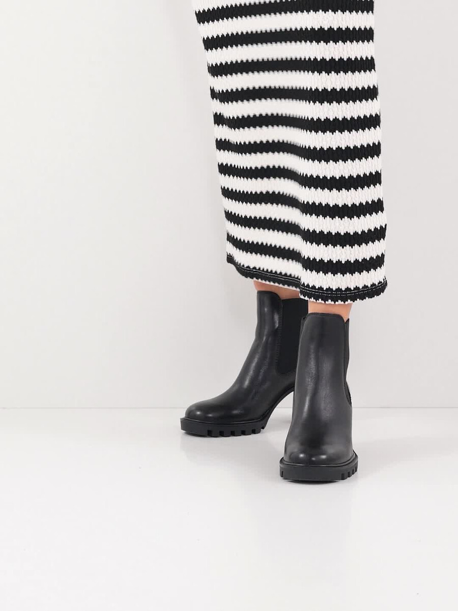 chelsea boot - noir 1-25371-45-020 acheter tamaris bottines en ligne