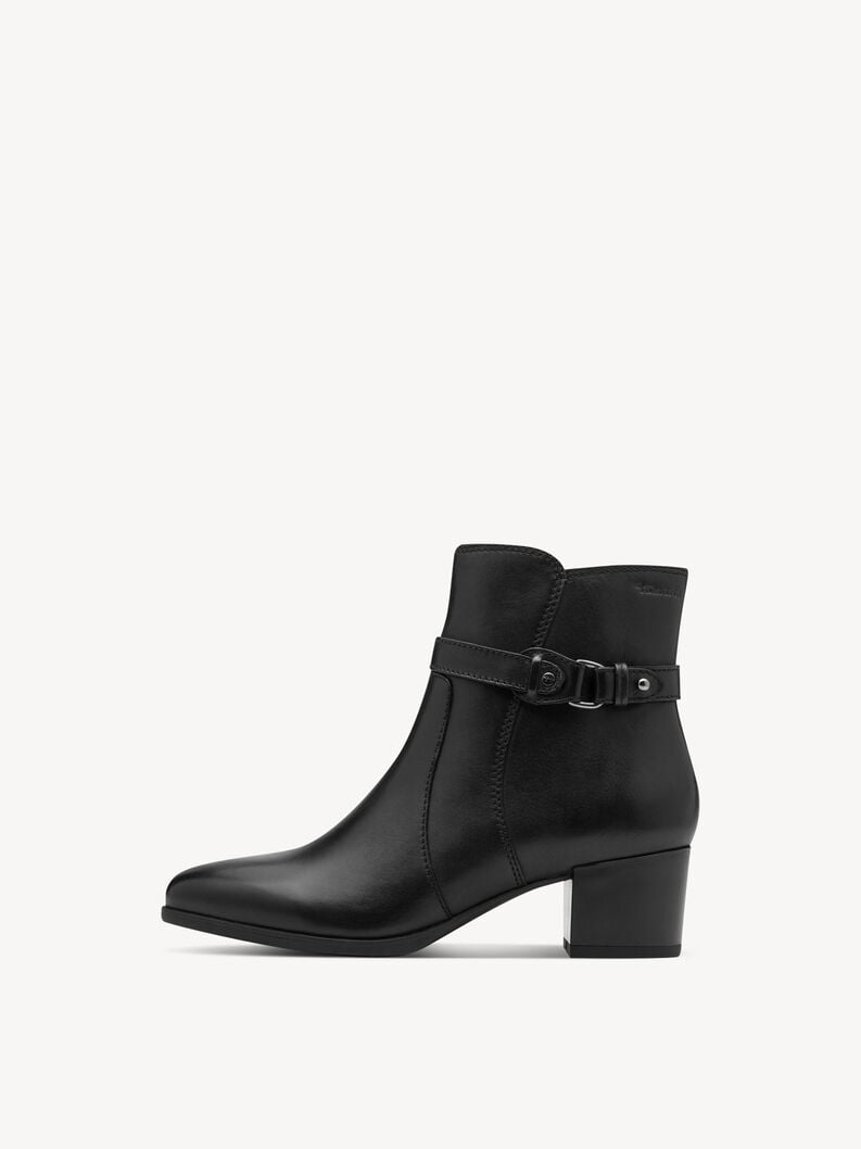 cuir chausson - noir 1-25373-45-001 acheter tamaris bottines en ligne