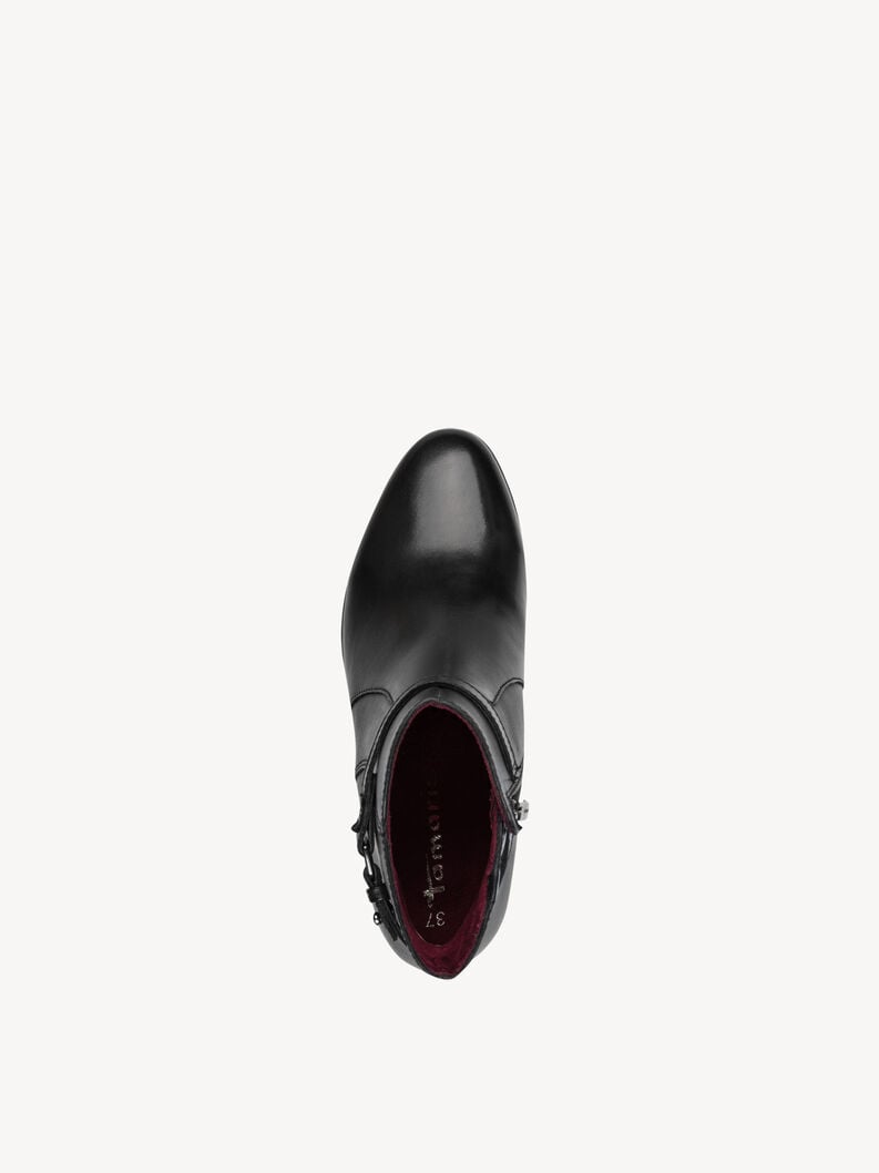cuir chausson - noir 1-25373-45-001 acheter tamaris bottines en ligne