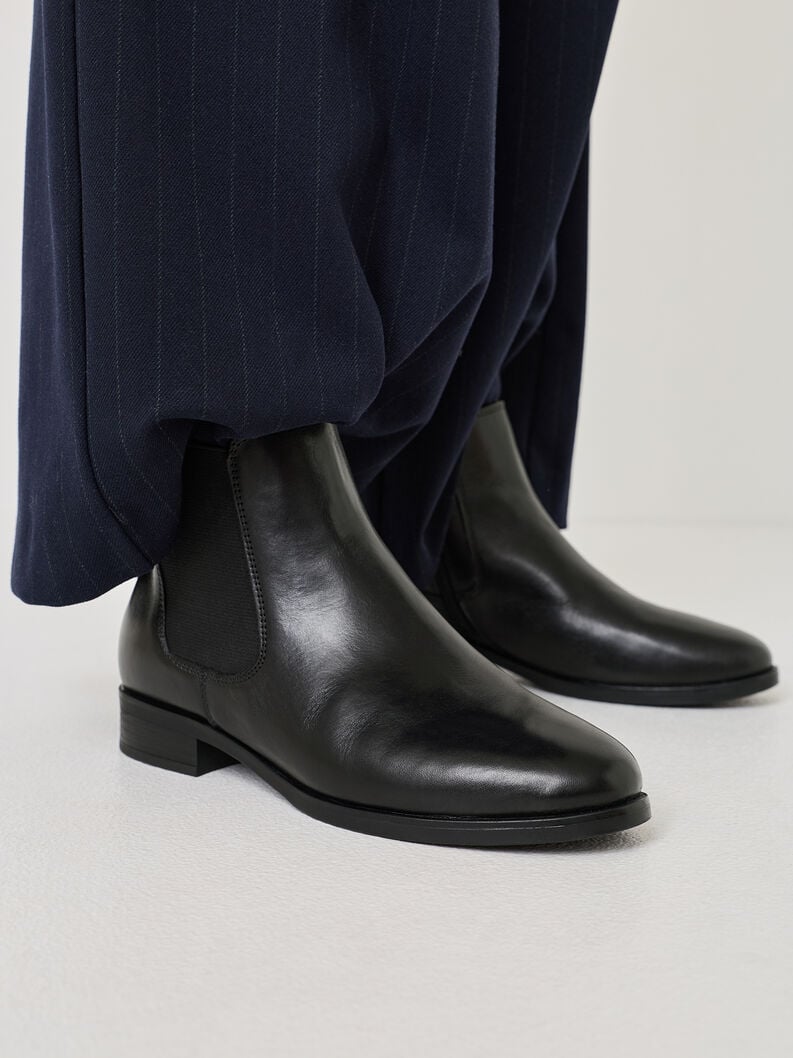 cuir chelsea boot - noir 1-25377-45-001 acheter tamaris bottines en ligne