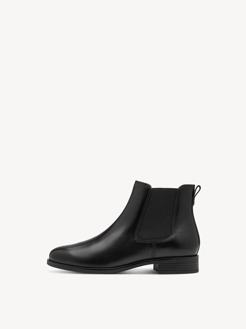 cuir chelsea boot - noir 1-25377-45-001 acheter tamaris bottines en ligne