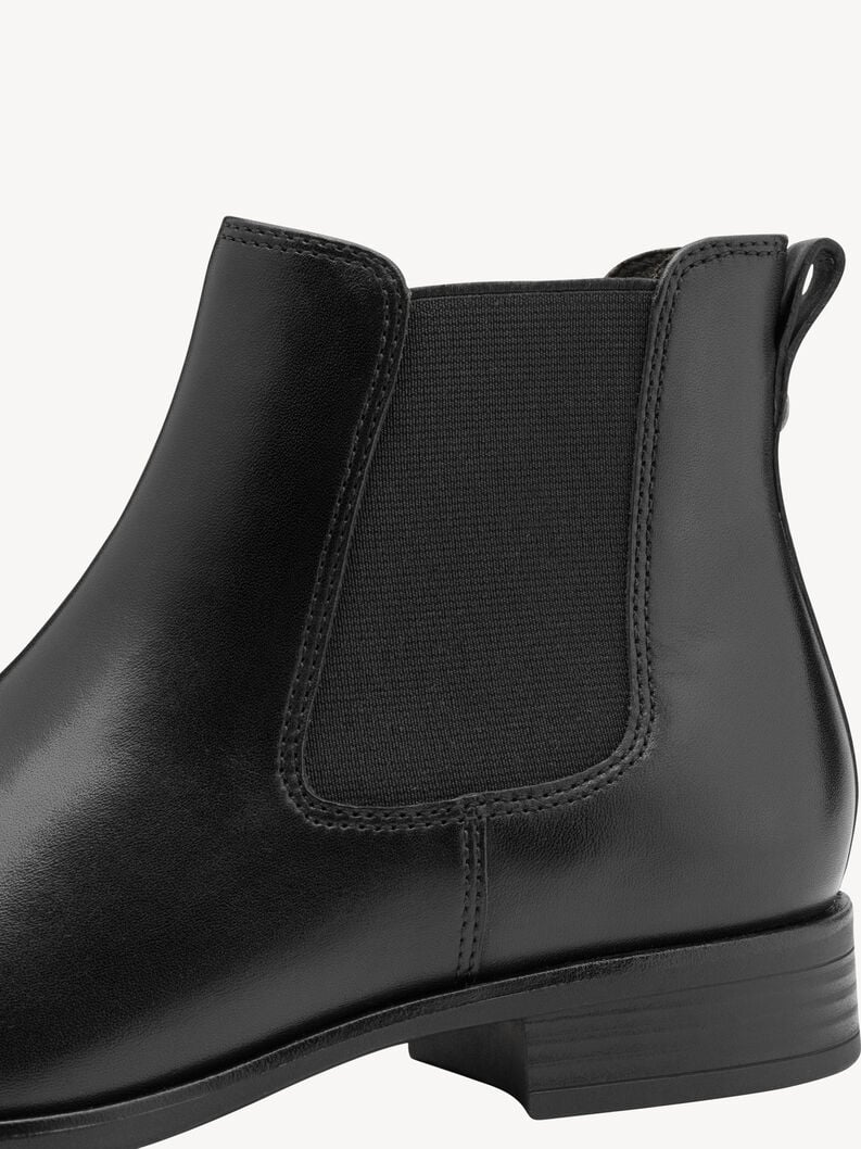 cuir chelsea boot - noir 1-25377-45-001 acheter tamaris bottines en ligne