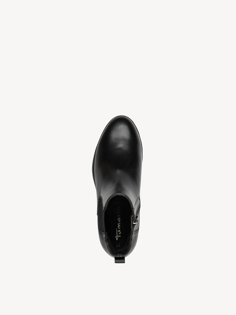 cuir chelsea boot - noir 1-25377-45-001 acheter tamaris bottines en ligne