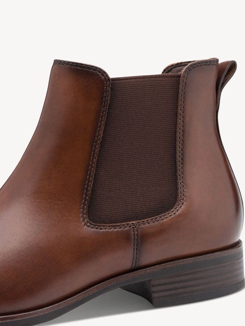 cuir chelsea boot - brun 1-25377-45-311 acheter tamaris bottines en ligne