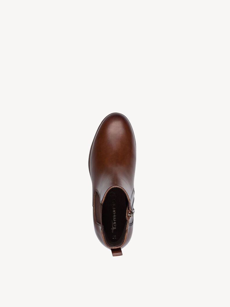 cuir chelsea boot - brun 1-25377-45-311 acheter tamaris bottines en ligne