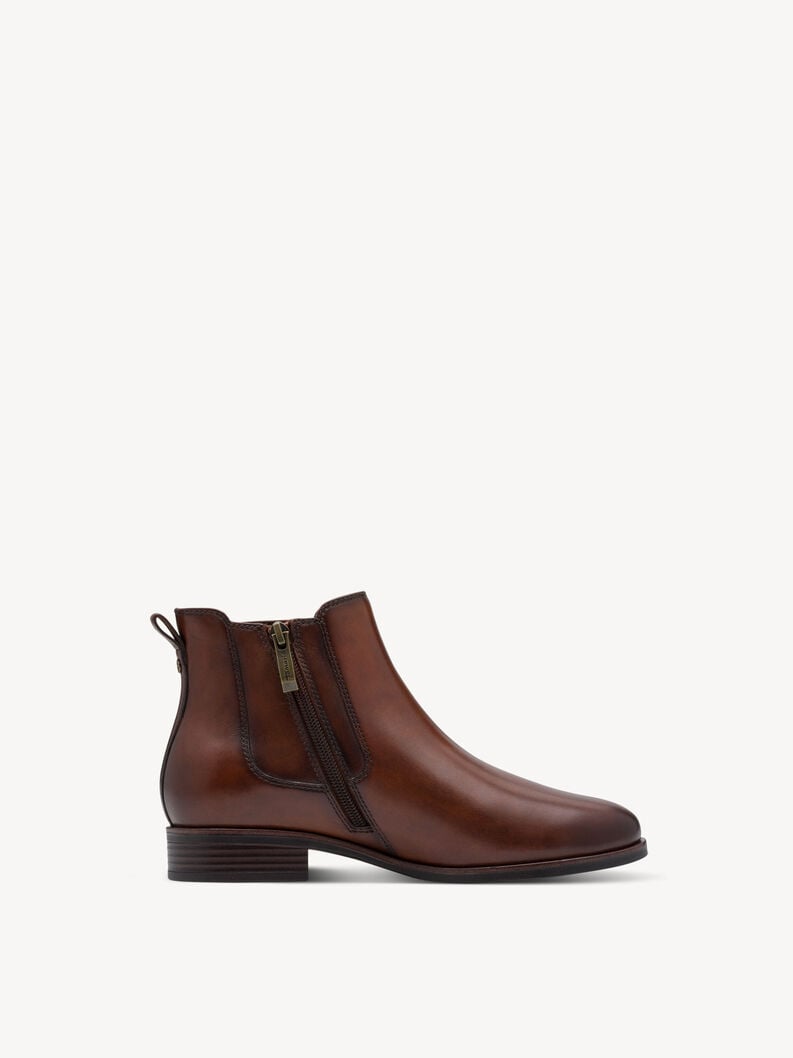 cuir chelsea boot - brun 1-25377-45-311 acheter tamaris bottines en ligne