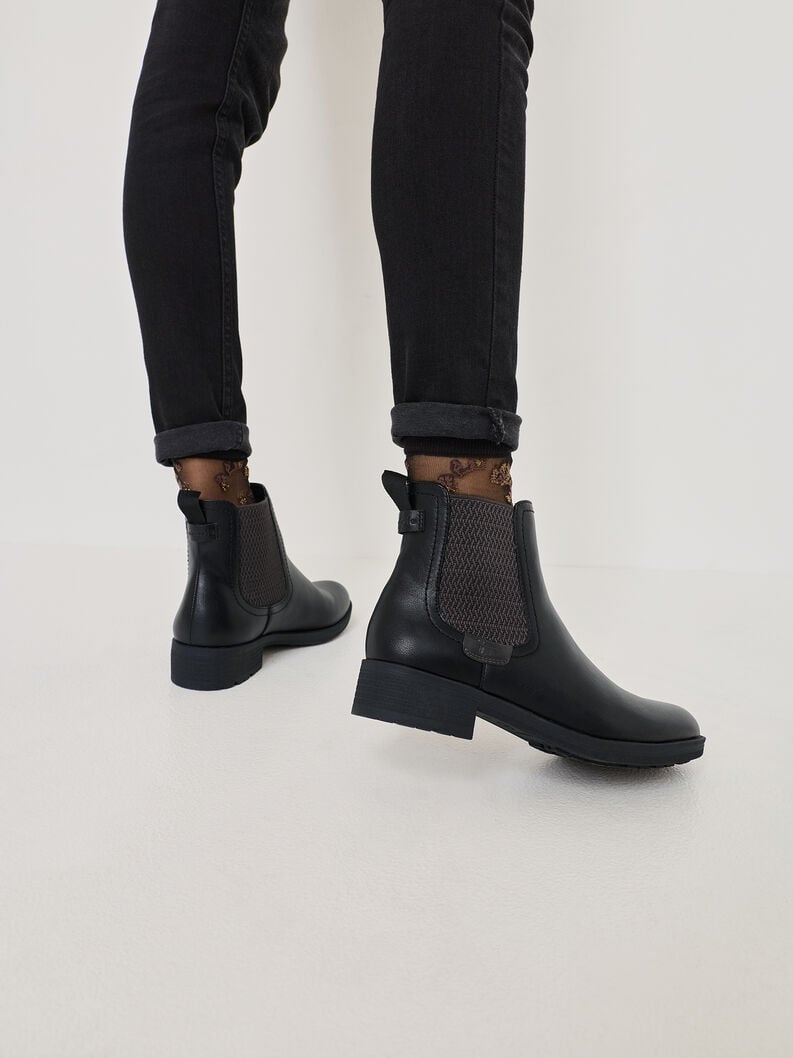 chelsea boot - noir 1-25378-45-001 acheter tamaris bottines en ligne