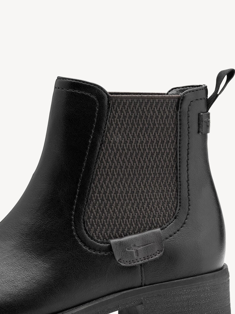 chelsea boot - noir 1-25378-45-001 acheter tamaris bottines en ligne