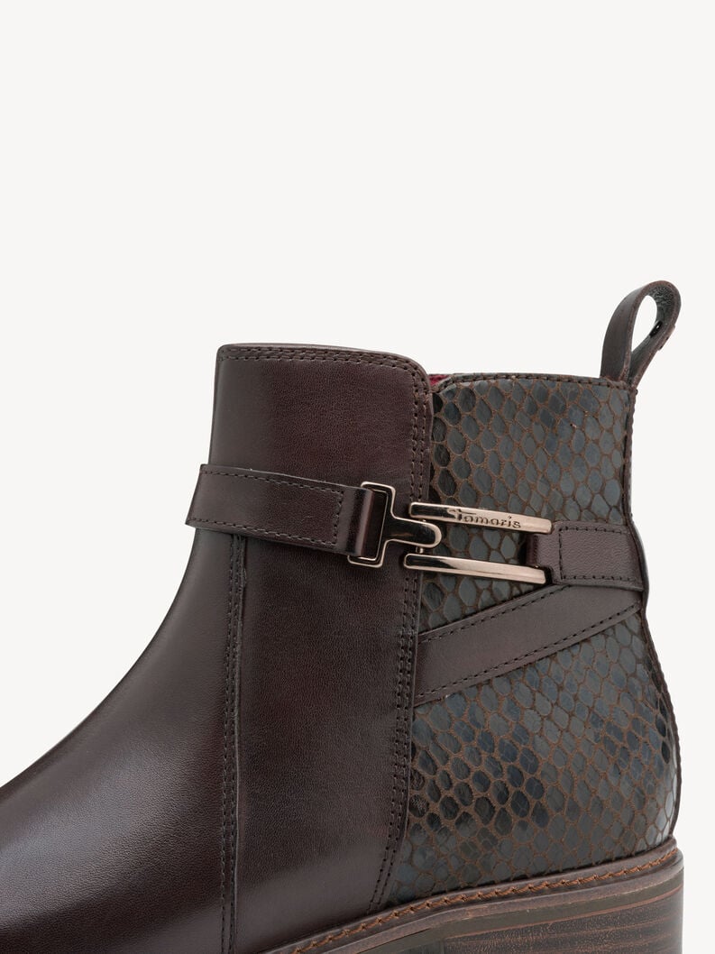 cuir chausson - brun 1-25391-45-3b3 acheter tamaris bottines en ligne