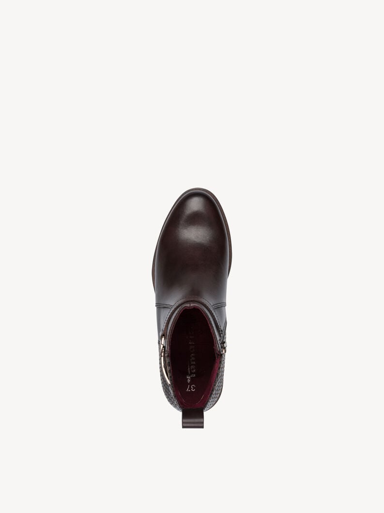 cuir chausson - brun 1-25391-45-3b3 acheter tamaris bottines en ligne