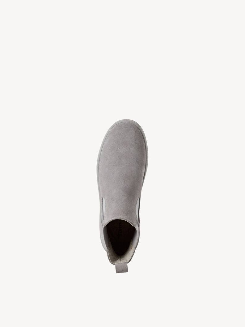cuir chelsea boot - gris 1-25400-44-204 acheter tamaris bottines en ligne