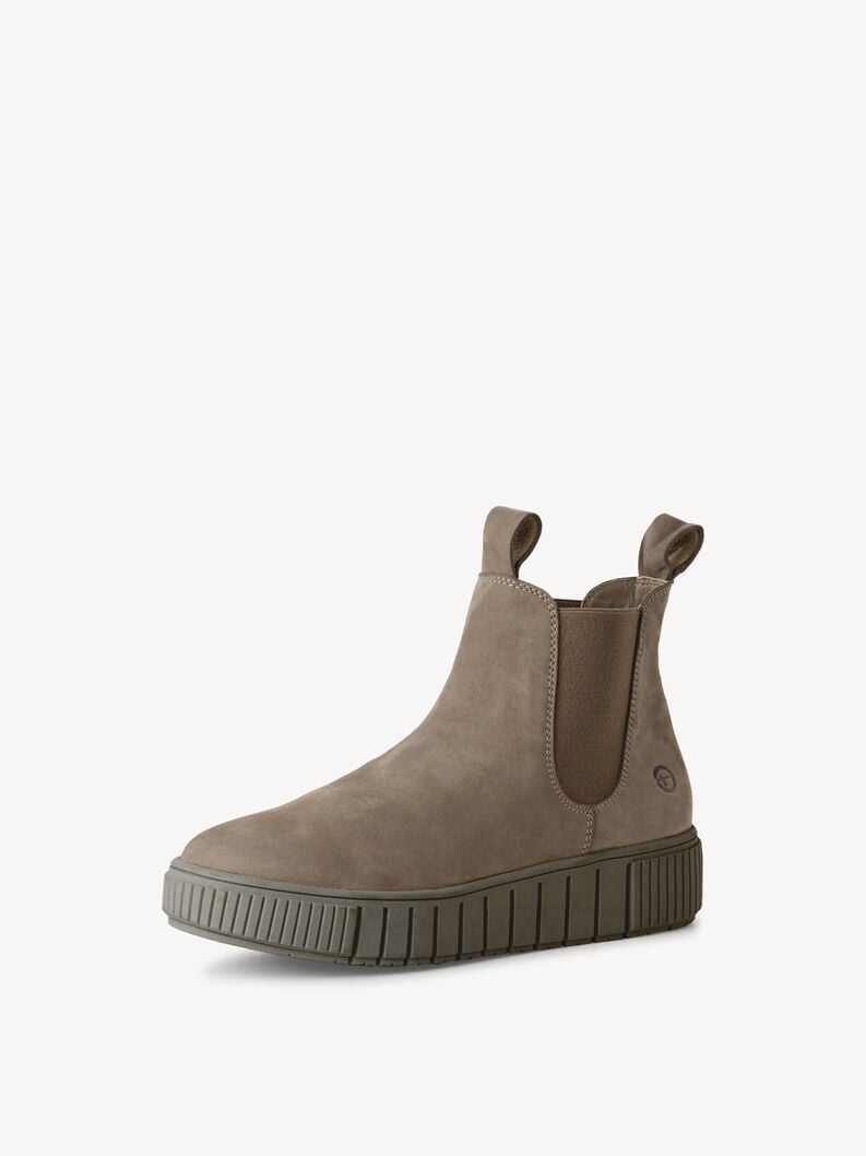 cuir chelsea boot - beige 1-25403-43-341 acheter tamaris bottines en ligne