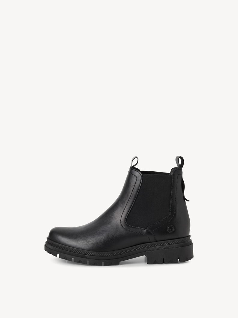 cuir chelsea boot - noir 1-25407-45-003 acheter tamaris bottines en ligne