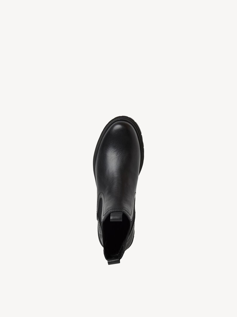 cuir chelsea boot - noir 1-25407-45-003 acheter tamaris bottines en ligne
