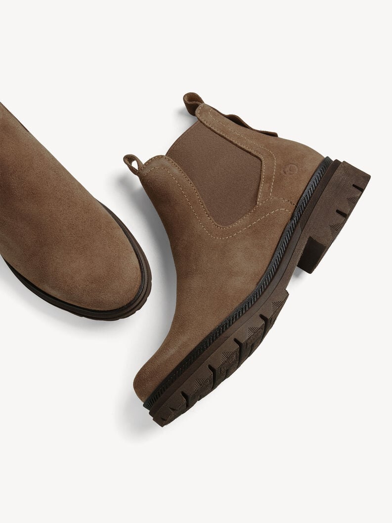 cuir chelsea boot - brun 1-25407-45-300 acheter tamaris bottines en ligne