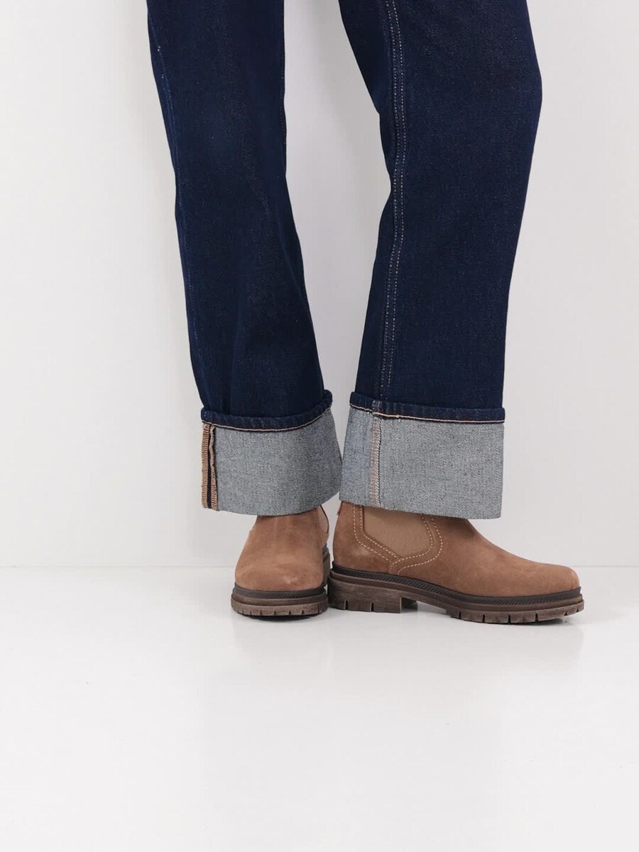 cuir chelsea boot - brun 1-25407-45-300 acheter tamaris bottines en ligne