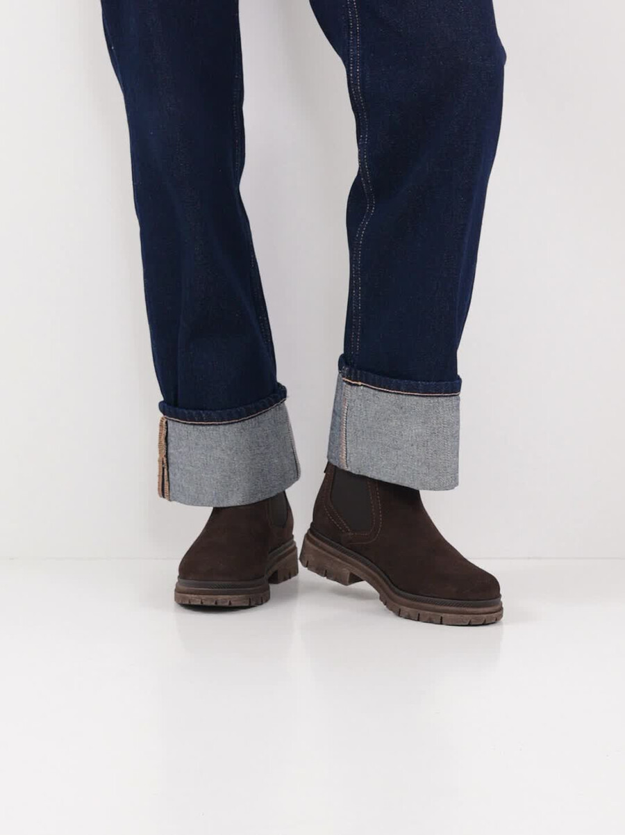 cuir chelsea boot - brun 1-25407-45-304 acheter tamaris bottines en ligne