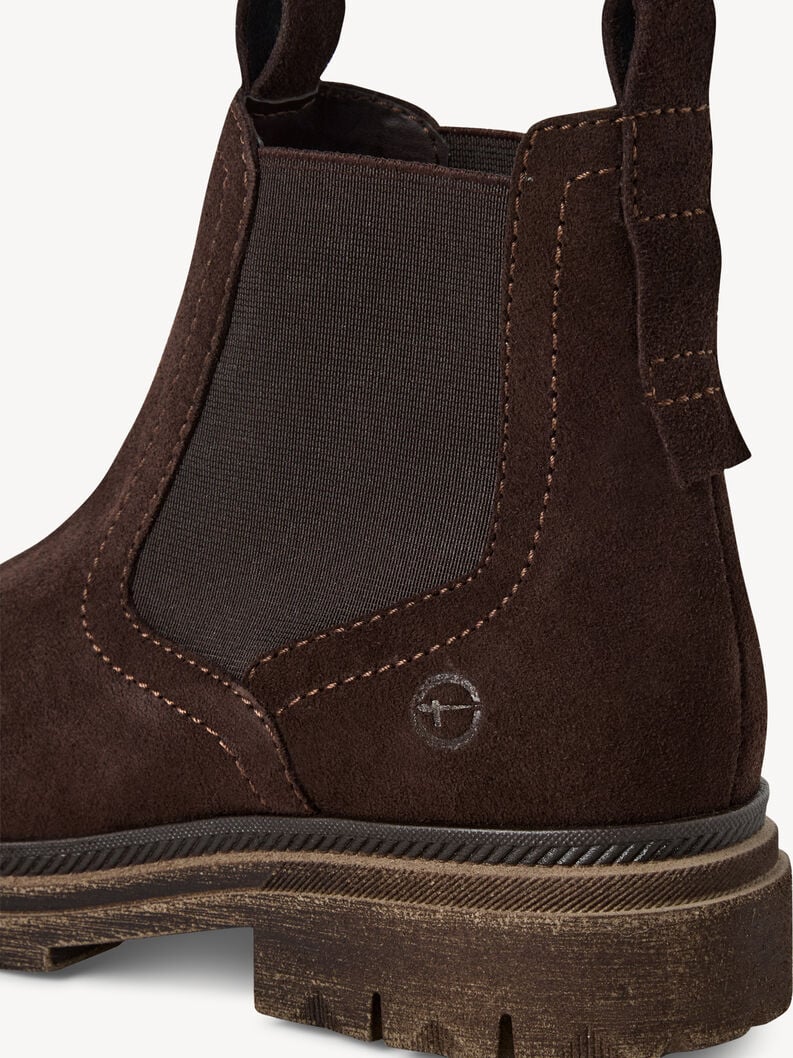 cuir chelsea boot - brun 1-25407-45-304 acheter tamaris bottines en ligne
