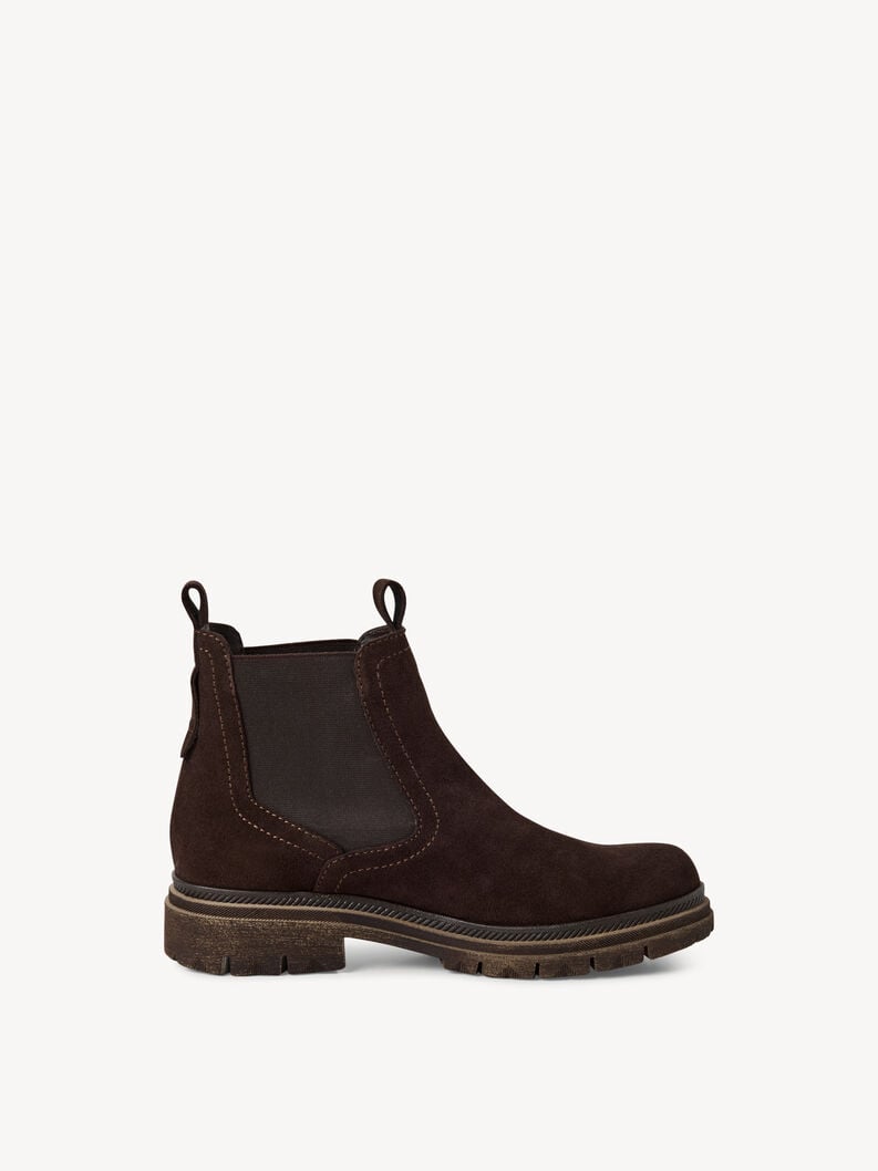 cuir chelsea boot - brun 1-25407-45-304 acheter tamaris bottines en ligne