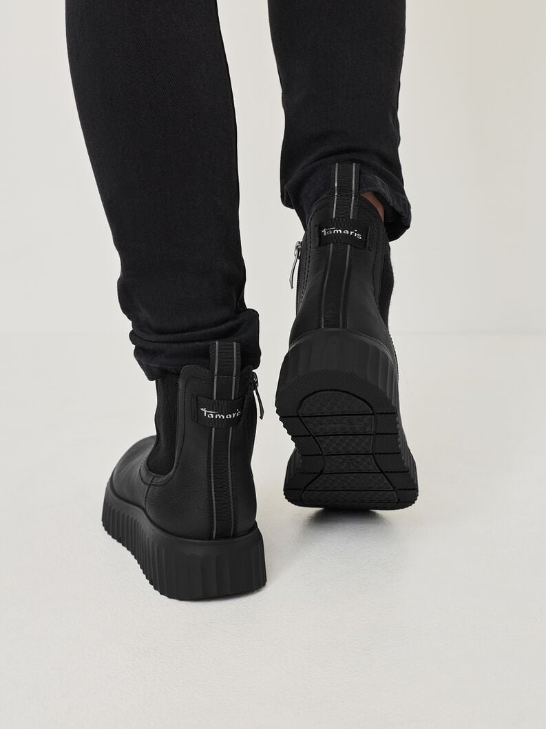 chausson - noir 1-25420-45-001 acheter tamaris bottines en ligne