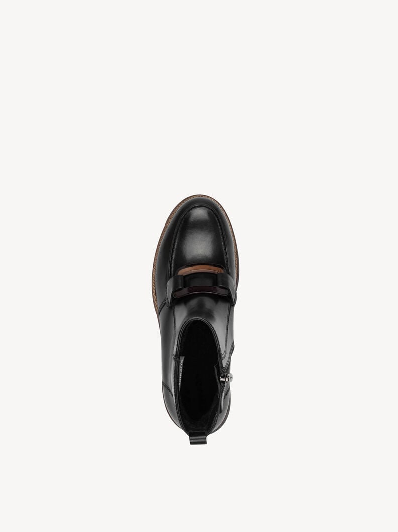 cuir chausson - noir 1-25435-45-003 acheter tamaris bottines en ligne